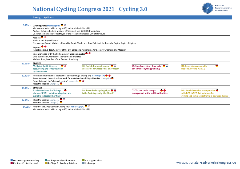 National Cycling Congress 2021 - Cycling 3.0