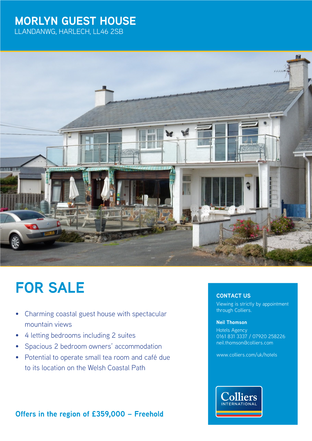 Morlyn Guest House Llandanwg, Harlech, Ll46 2Sb