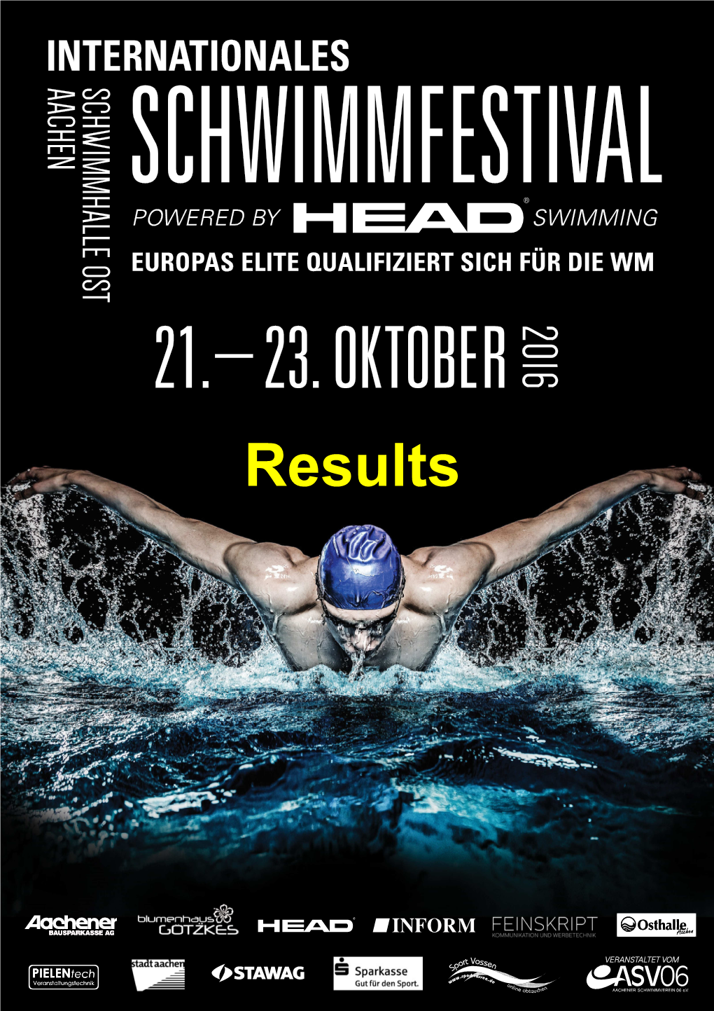 Results 47Th International Schwimmingfestival Aachen 21.10.2016