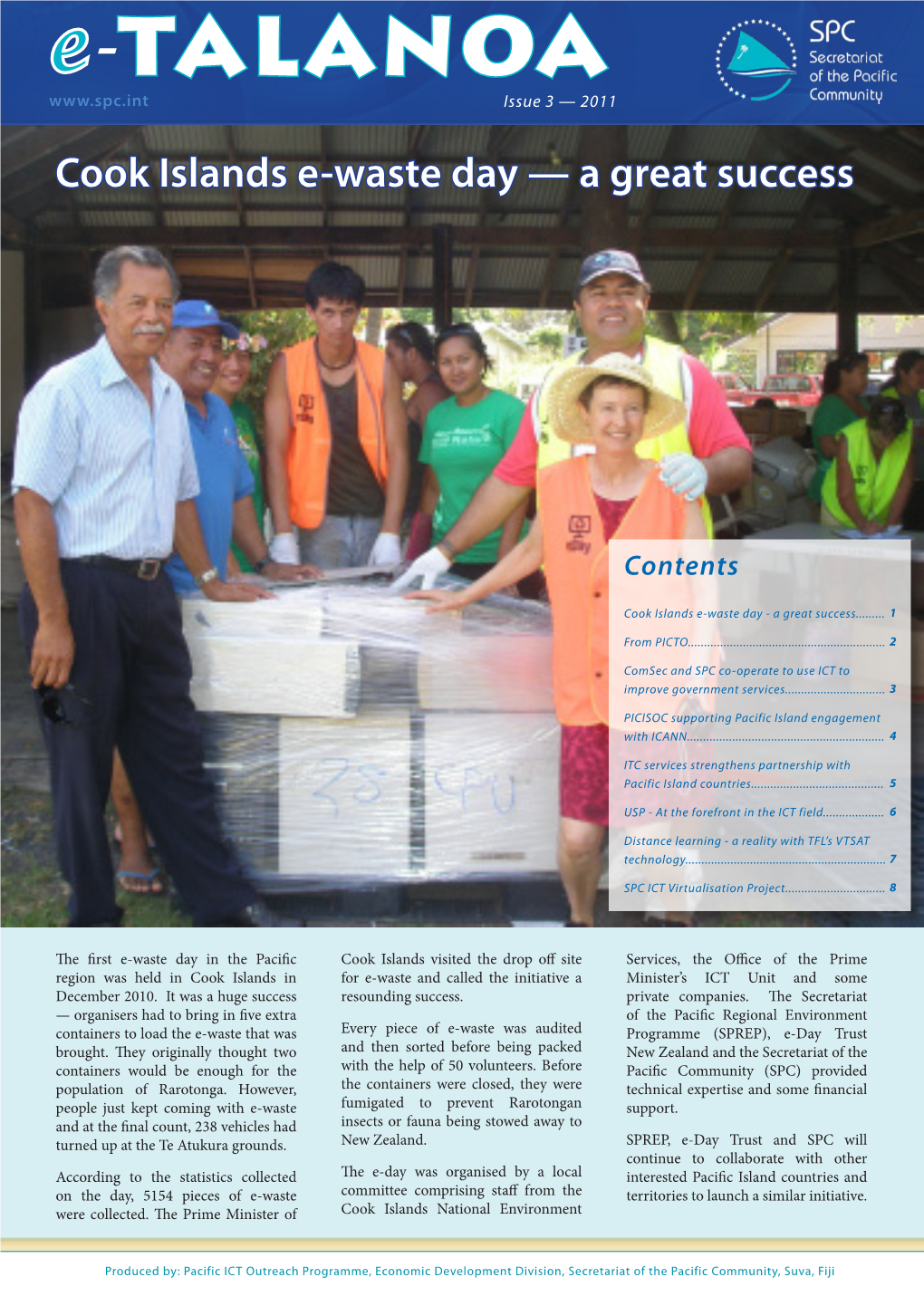 E-TALANOA Issue 3 — 2011