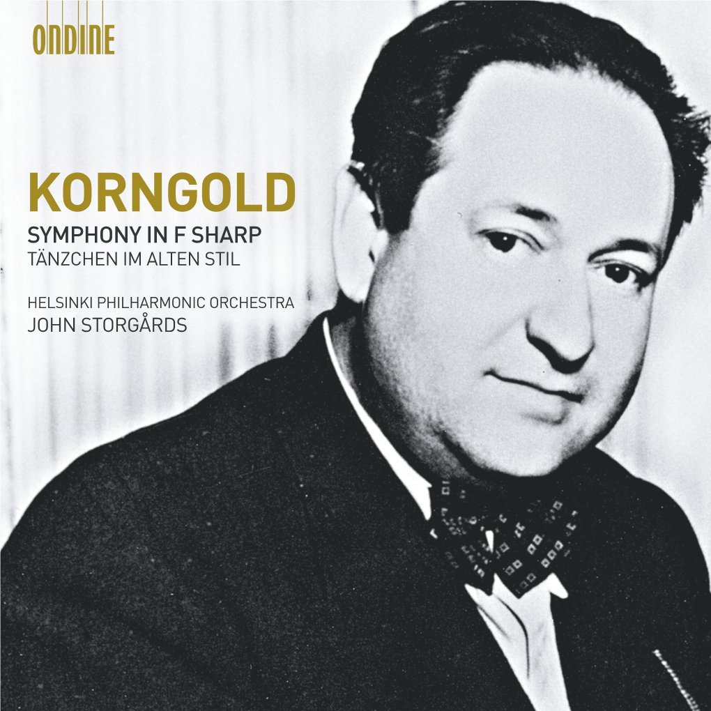 KORNGOLD Symphony in F Sharp Tänzchen Im Alten Stil