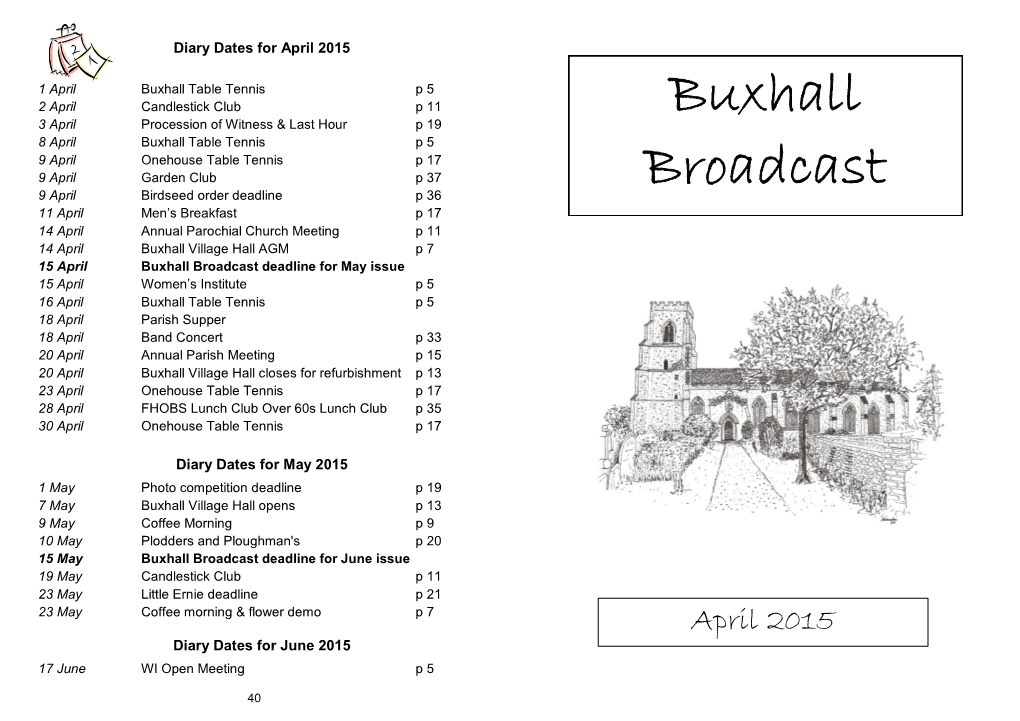 Buxhall Broadcast