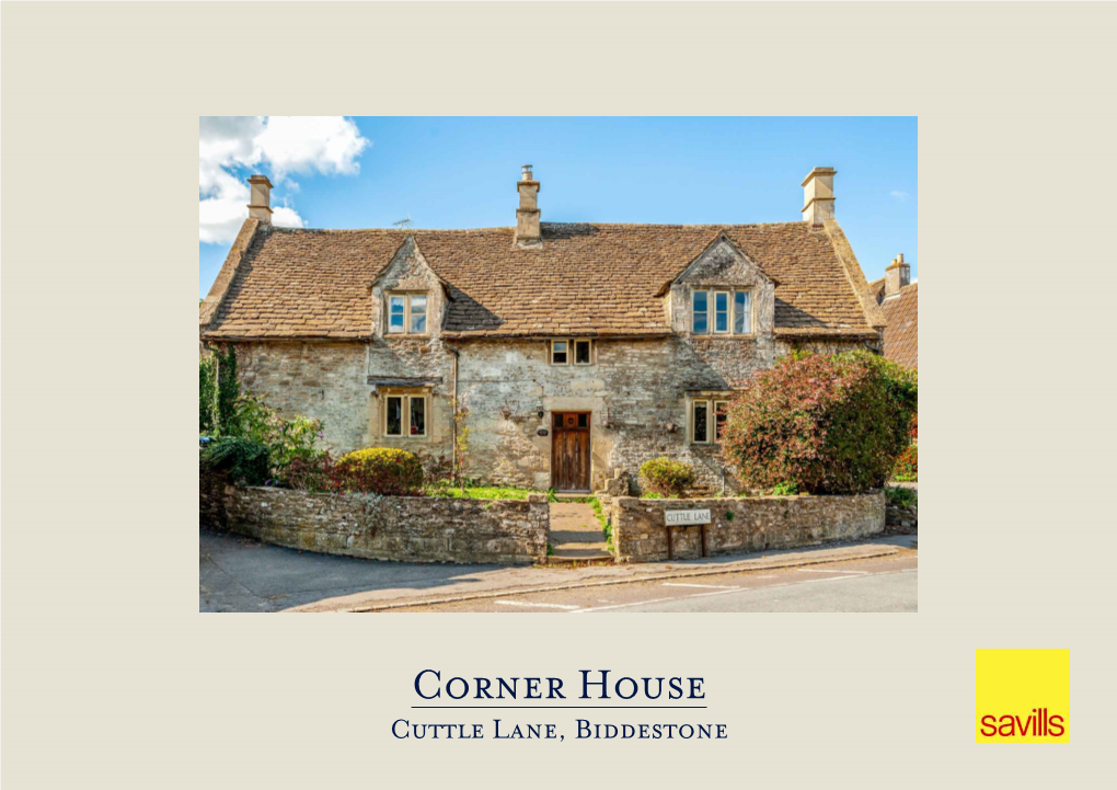 Corner House Cuttle Lane, Biddestone a SUPERB DETACHED GRADE II LISTED 4 BEDROOM COTTAGE, in THIS QUINTESSENTIAL WILTSHIRE VILLAGE STEEPED in HISTORY