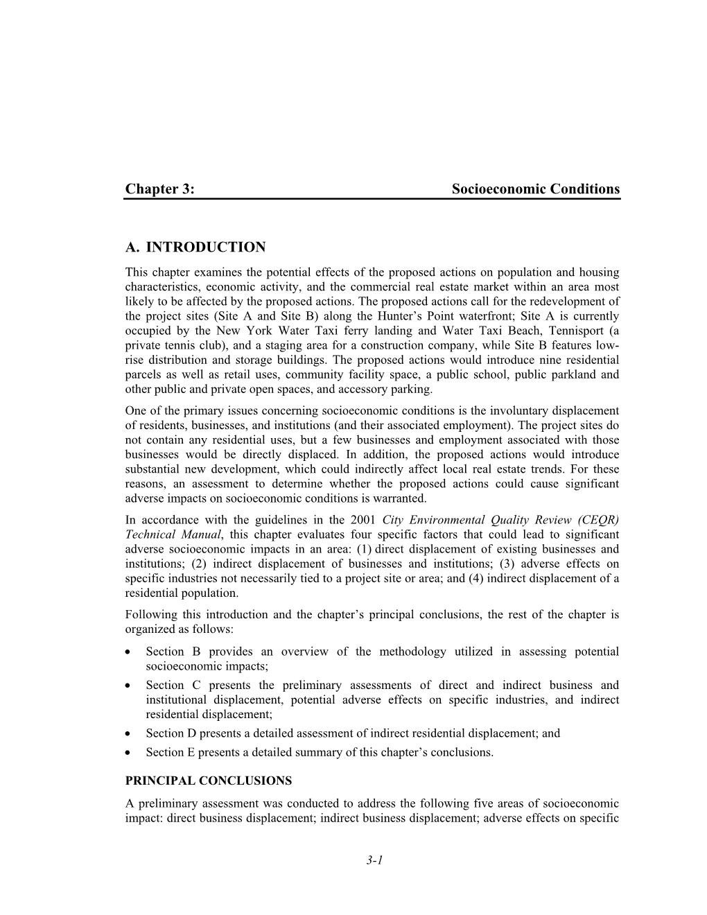 Hunter's Point South Rezoning and Related Actions DEIS