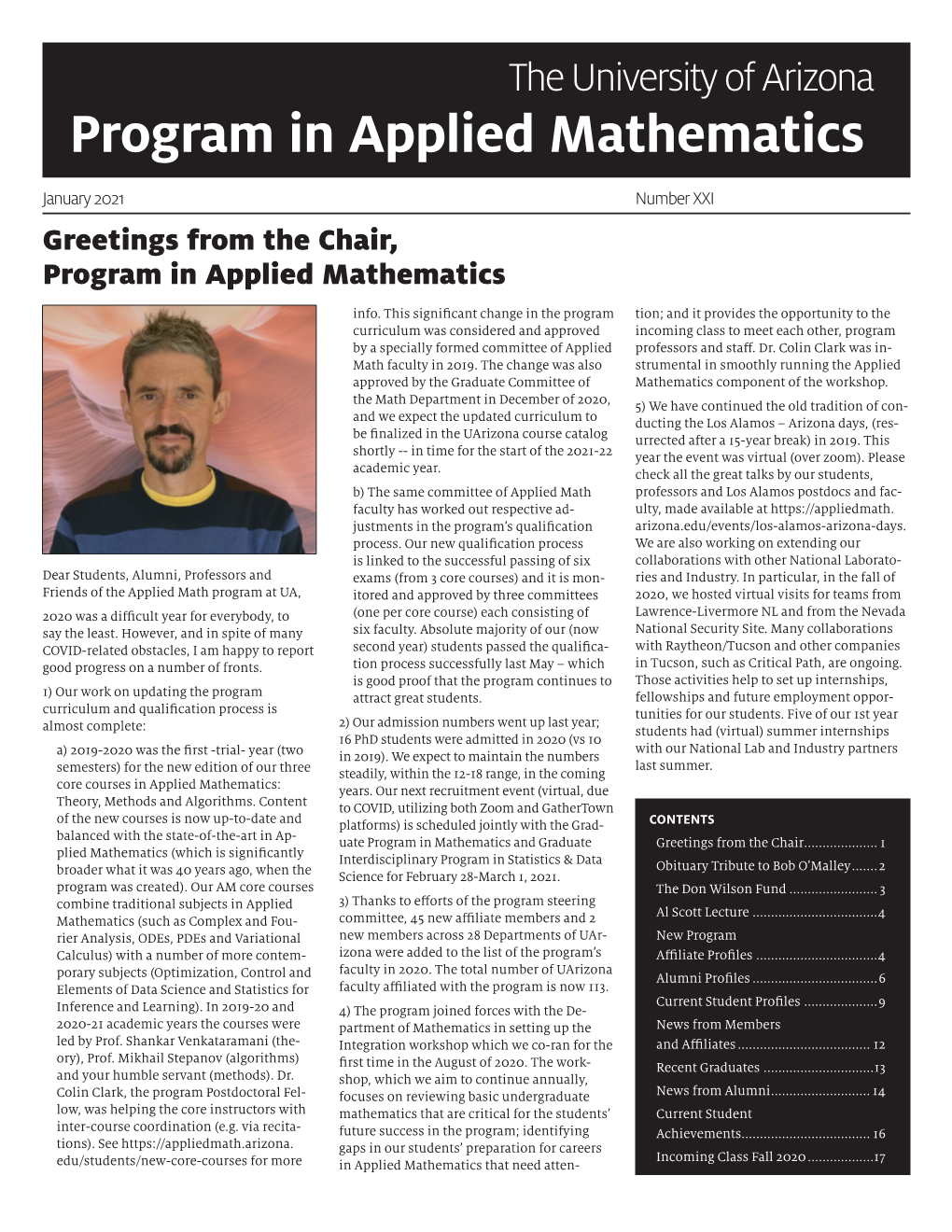 Program in Applied Mathematics