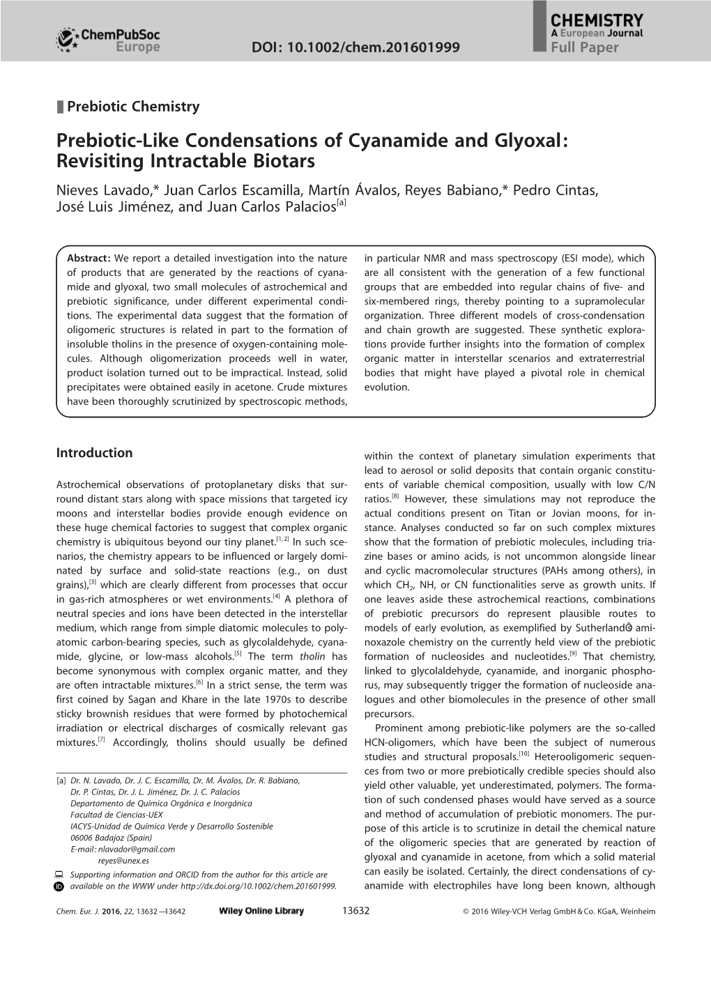 Prebiotic-Like Condensations of Cyanamide and Glyoxal: Revisiting