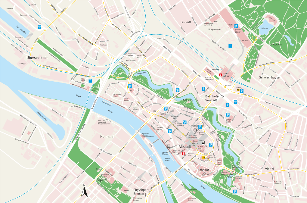 Stadtplan Von Bremen