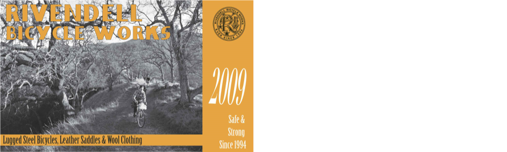 2009 Rivendell Bicycle Catalog