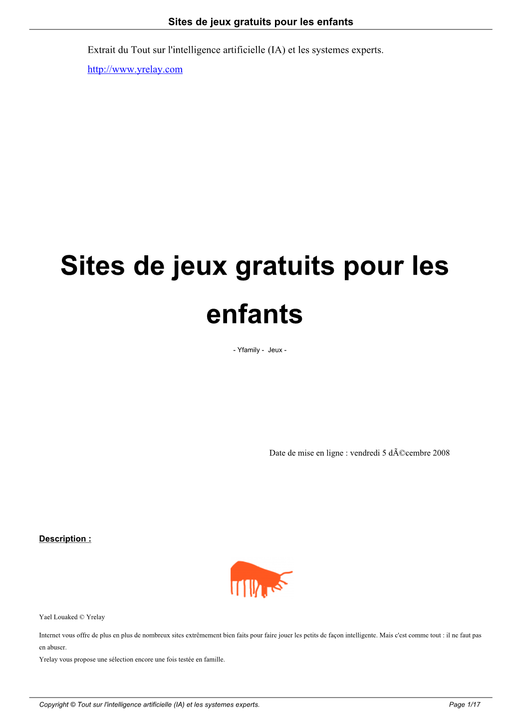 Sites De Jeux Gratuits Pour Les Enfants