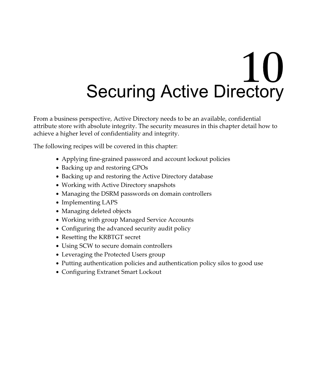 Securing Active Directory10