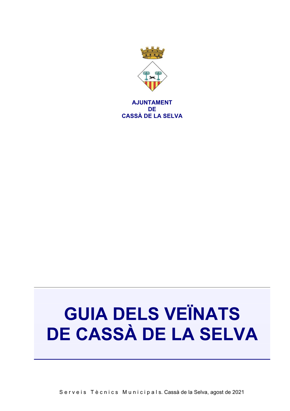 Guia Dels Veïnats De Cassà De La Selva