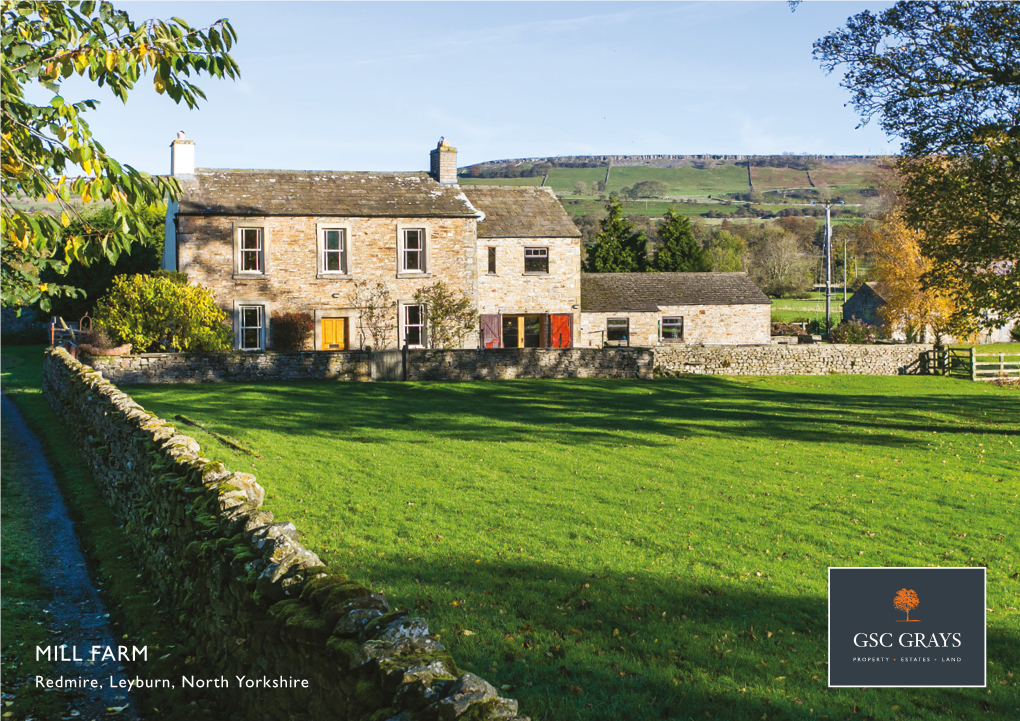 MILL FARM Redmire, Leyburn, North Yorkshire