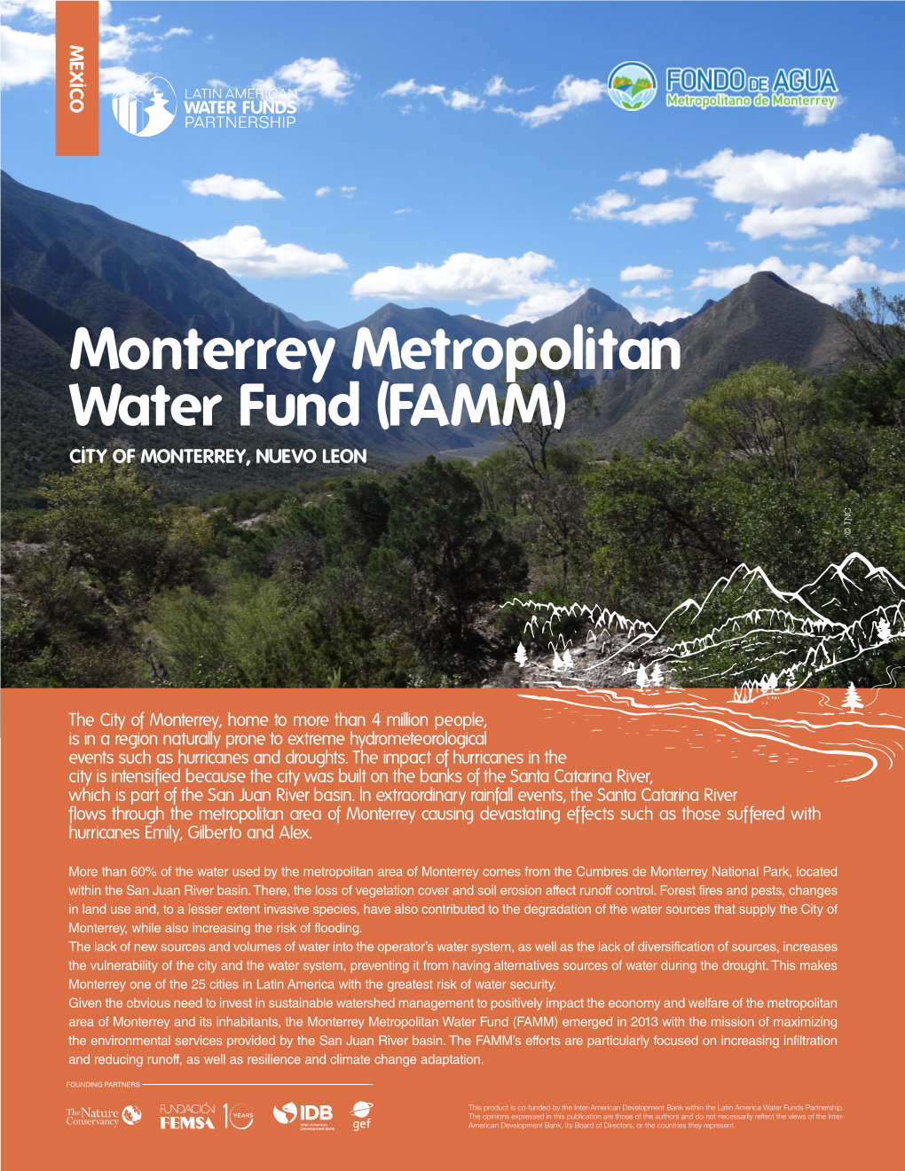 Monterrey Metropolitan Water Fund (FAMM) CITY of MONTERREY, NUEVO LEON © TNC