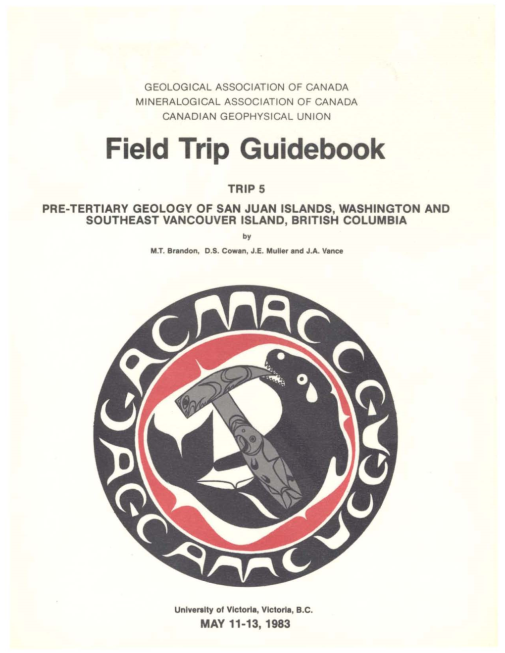 Brandon1983 Pre-Tertiary Geology of San Juan Islands Washington and Southeast Vancouver Island British Columbia