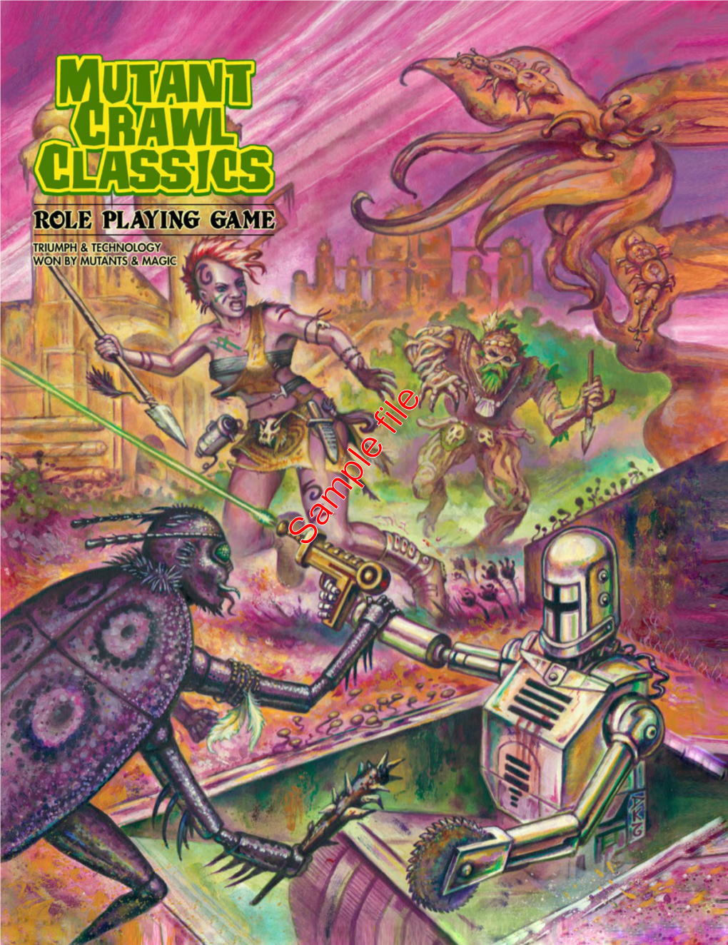 Mutant Crawl Classics RPG Core Rulebook