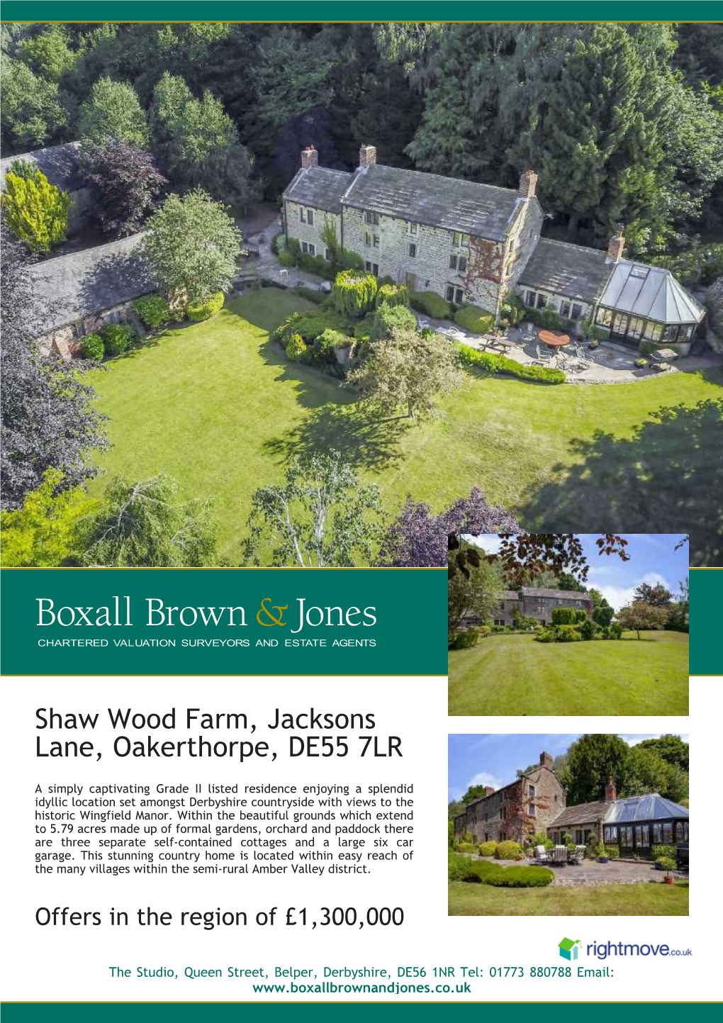 Shaw Wood Farm, Jacksons Lane, Oakerthorpe, DE55 7LR