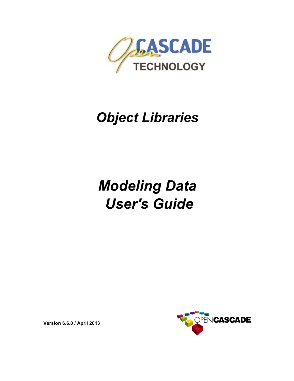 Modeling Data User's Guide