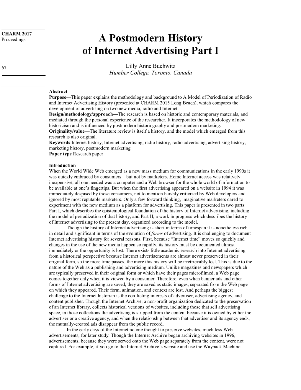A Postmodern History of Internet Advertising Part I