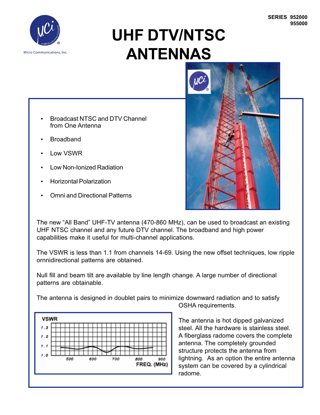 952000 OCT UHF DTVNTSC Antenna 03-08.P65