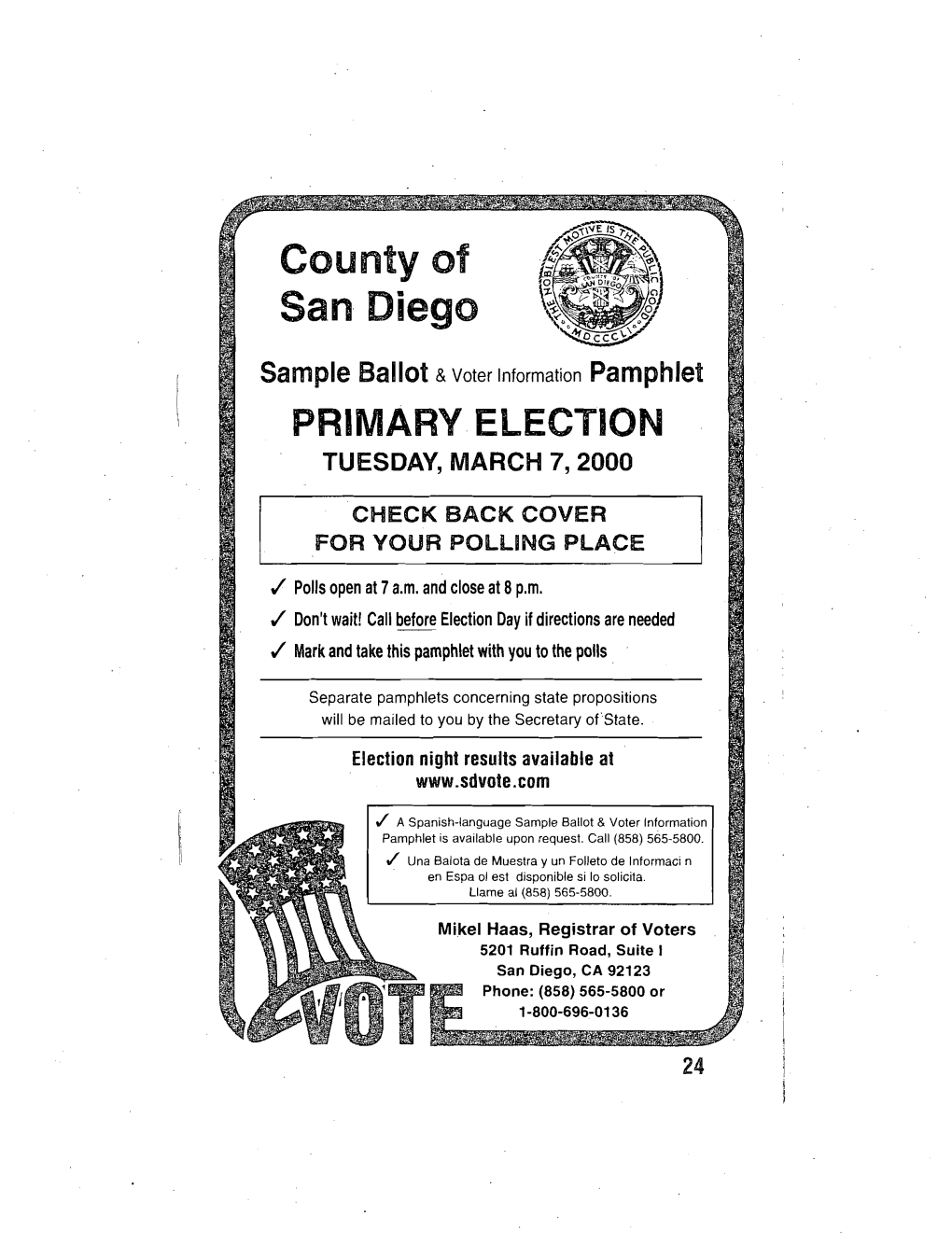 Voter Pamphlet