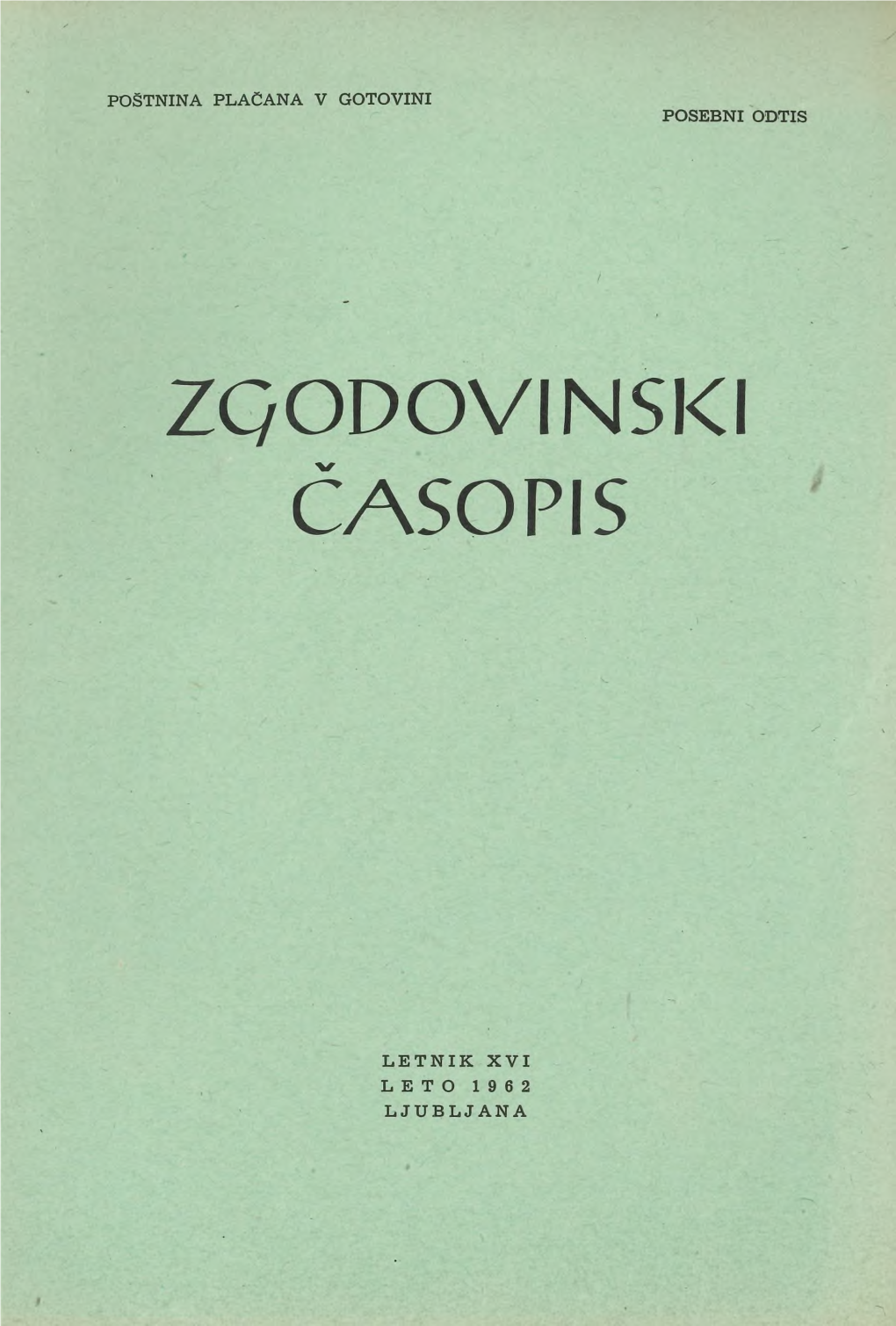 Zqodovinski Časopis