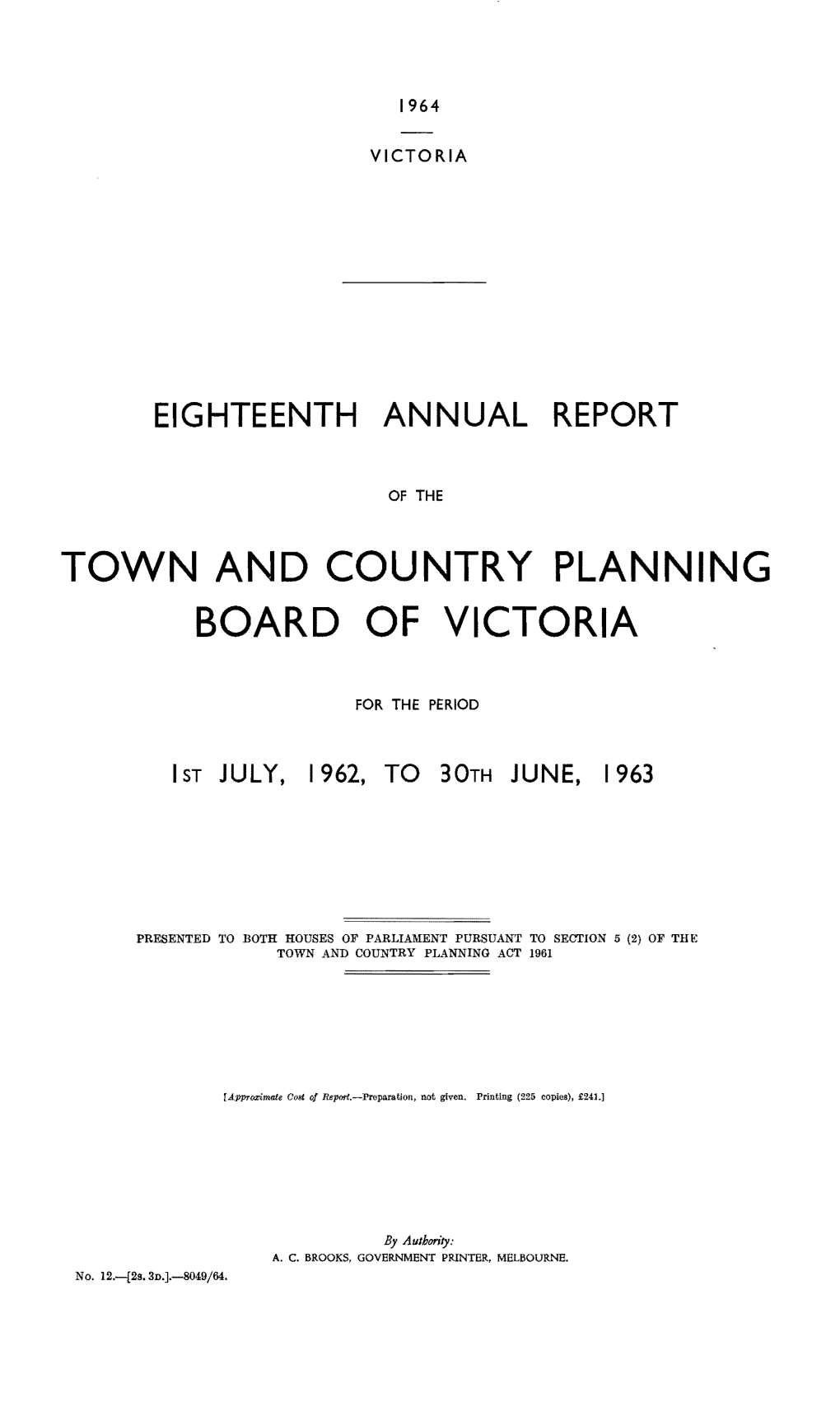 Town and Country Planning Board of Victoria