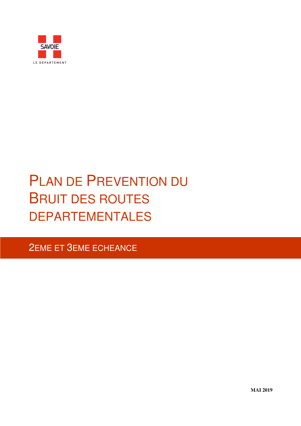 Plan De Prévention Du Bruit Dans L'environnement 2019