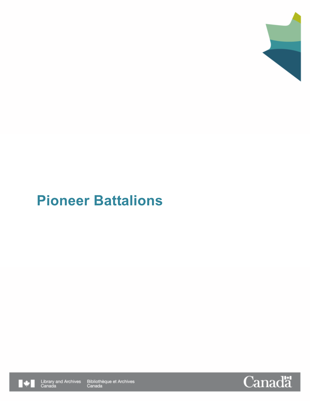 Pioneer Battalions