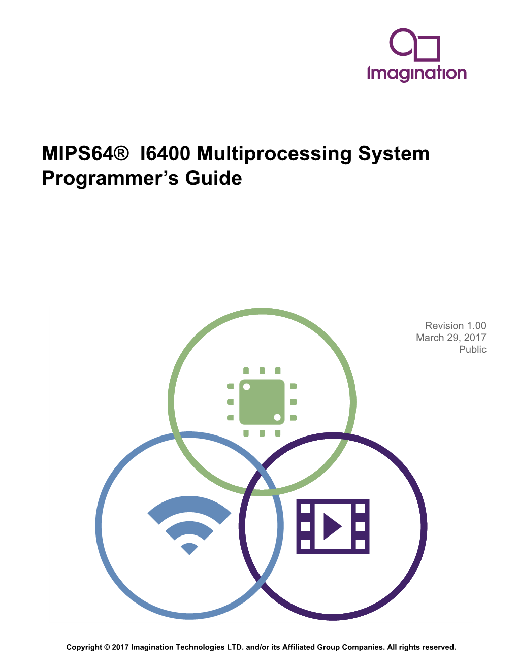 MIPS64® I6400 Multiprocessing System User Guide