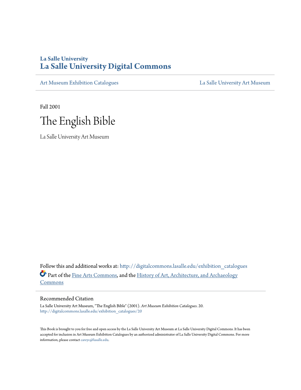 The English Bible