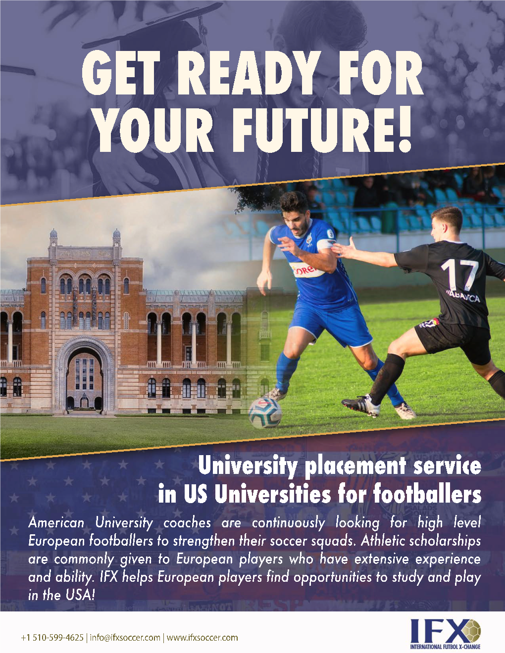 University Placement Service in US Universities for Footballers