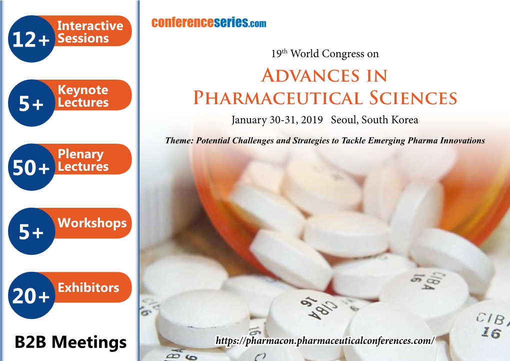 Advances in Pharmaceutical Sciences