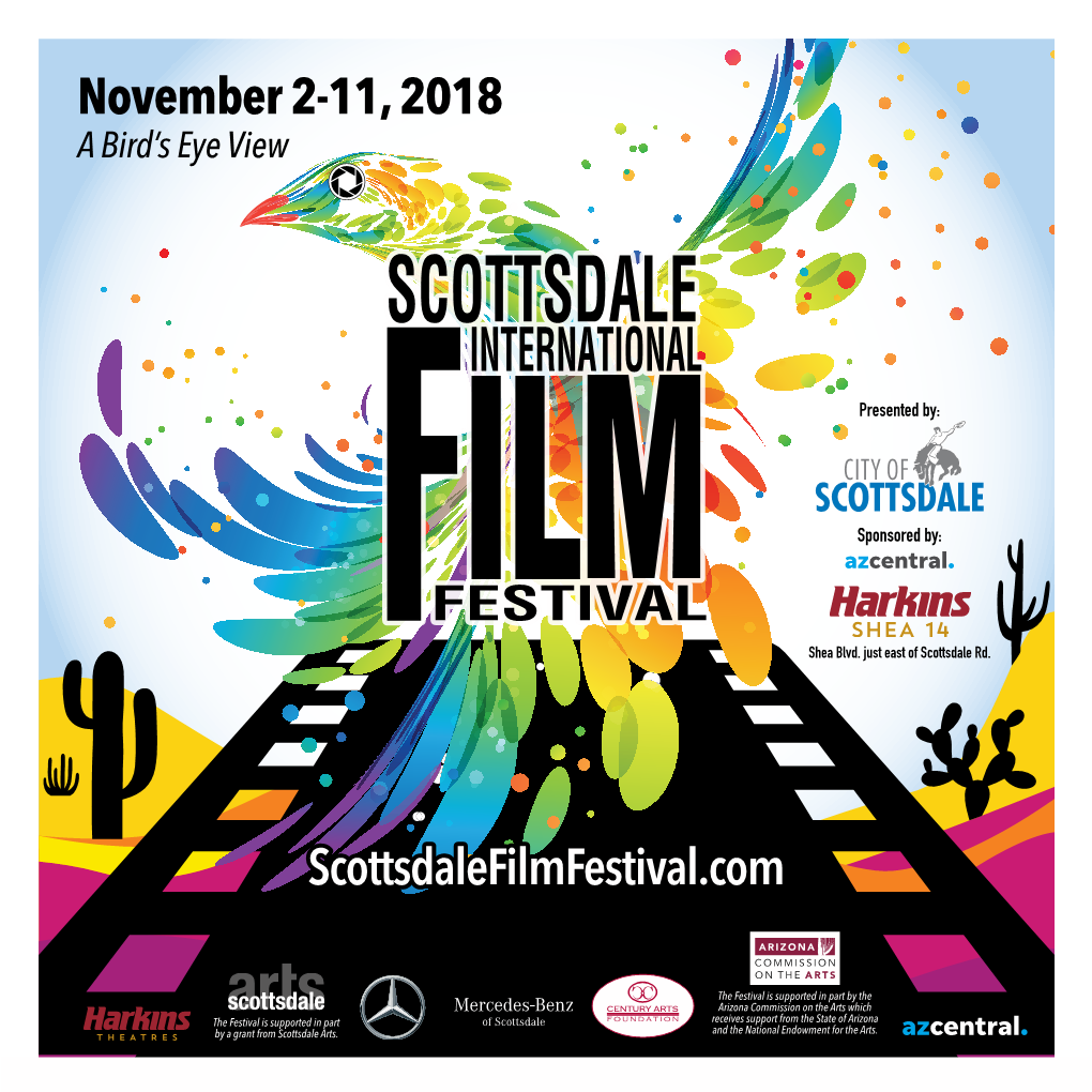 November 2-11, 2018 Scottsdalefilmfestival.Com