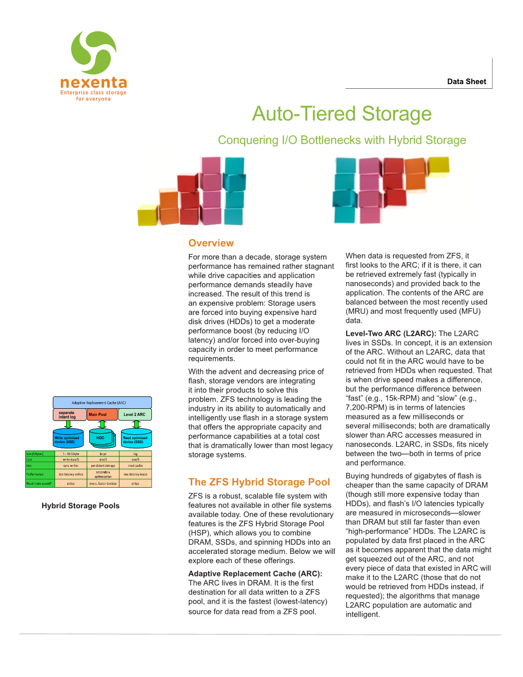 Auto-Tiered Storage Conquering I/O Bottlenecks with Hybrid Storage