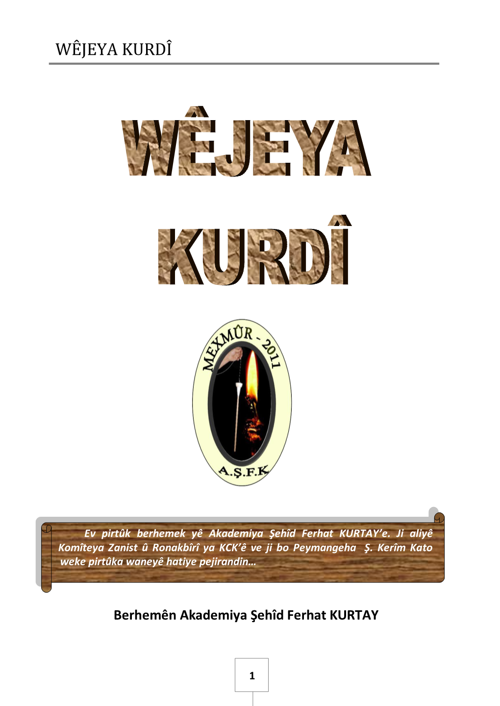 Wêjeya Kurdî