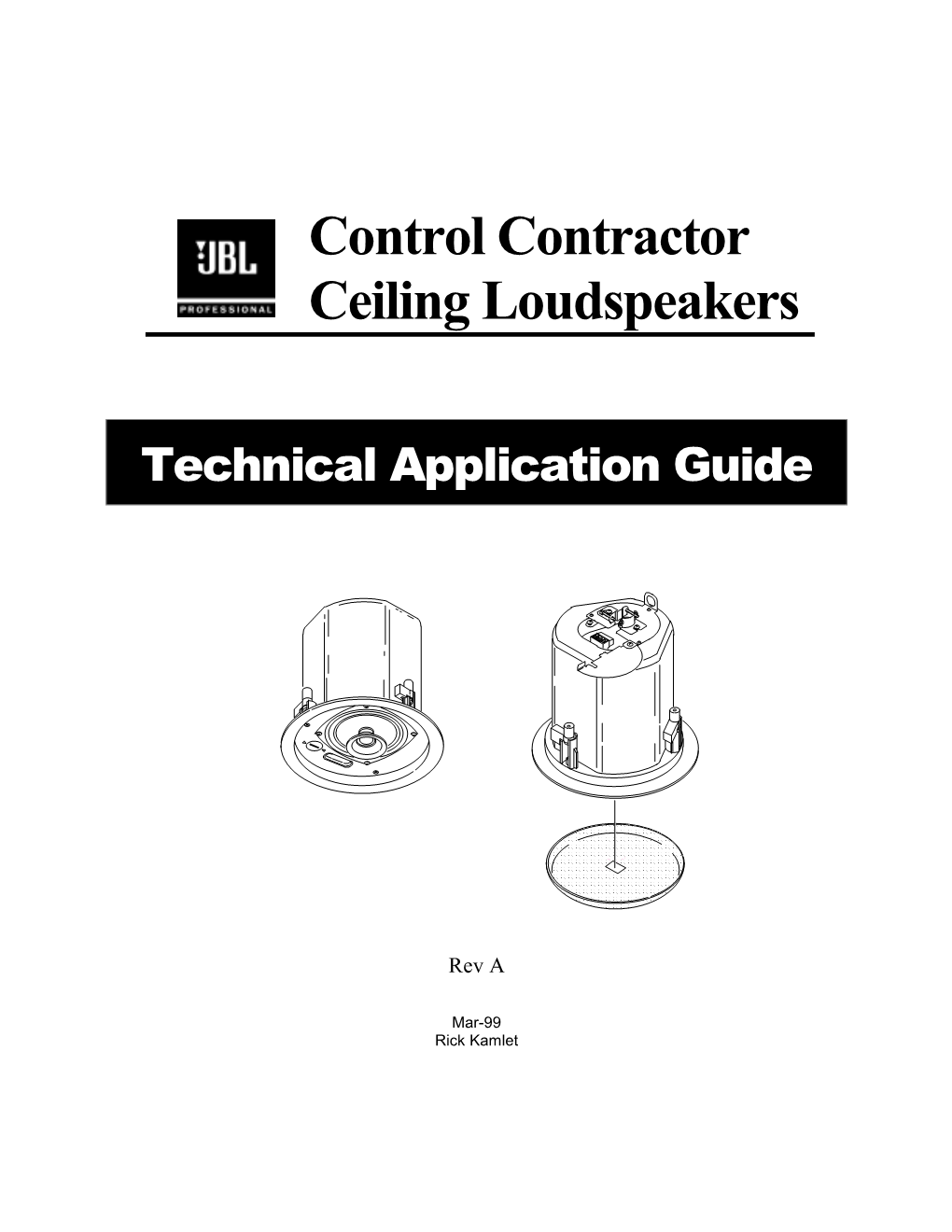 Control Contractor Ceiling Loudspeakers