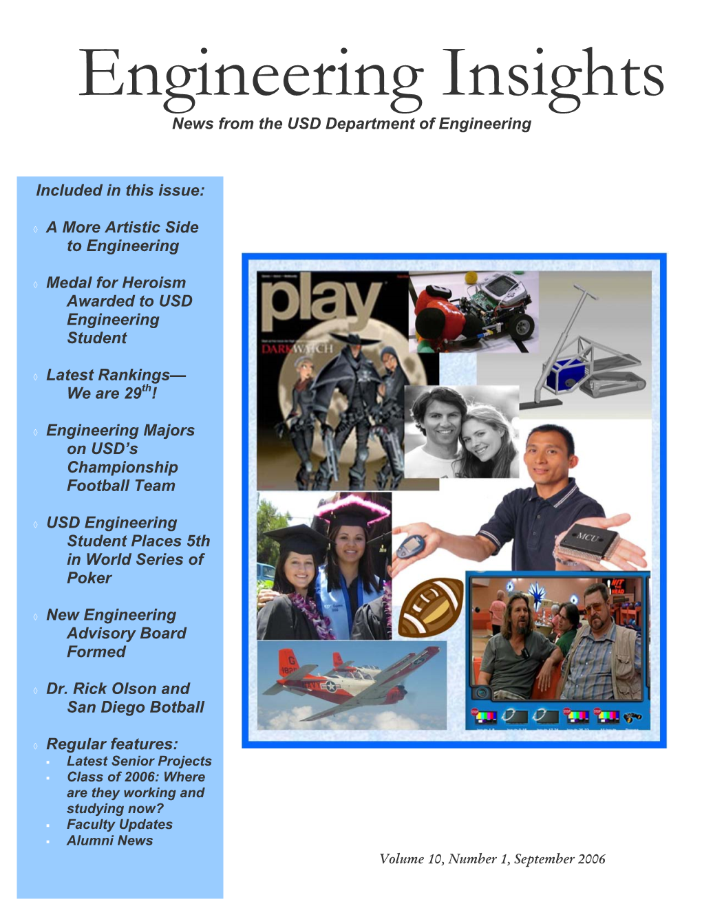 Engineering Insights News from the USD Department of Engineering