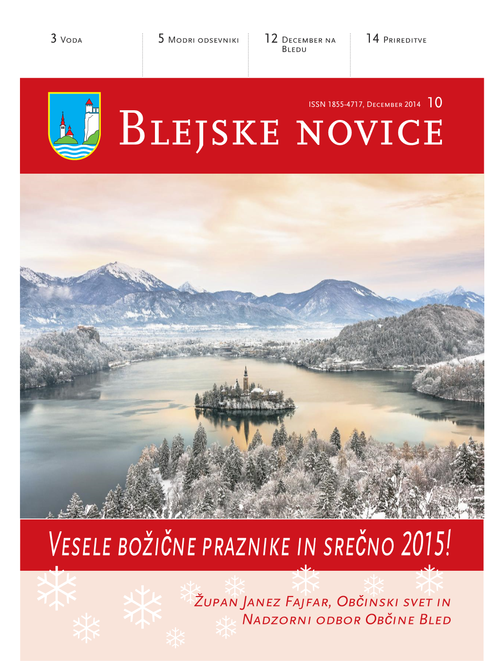 Blejske Novice – December 2014