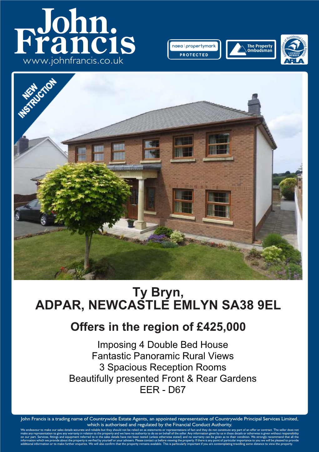 Ty Bryn, ADPAR, NEWCASTLE EMLYN SA38