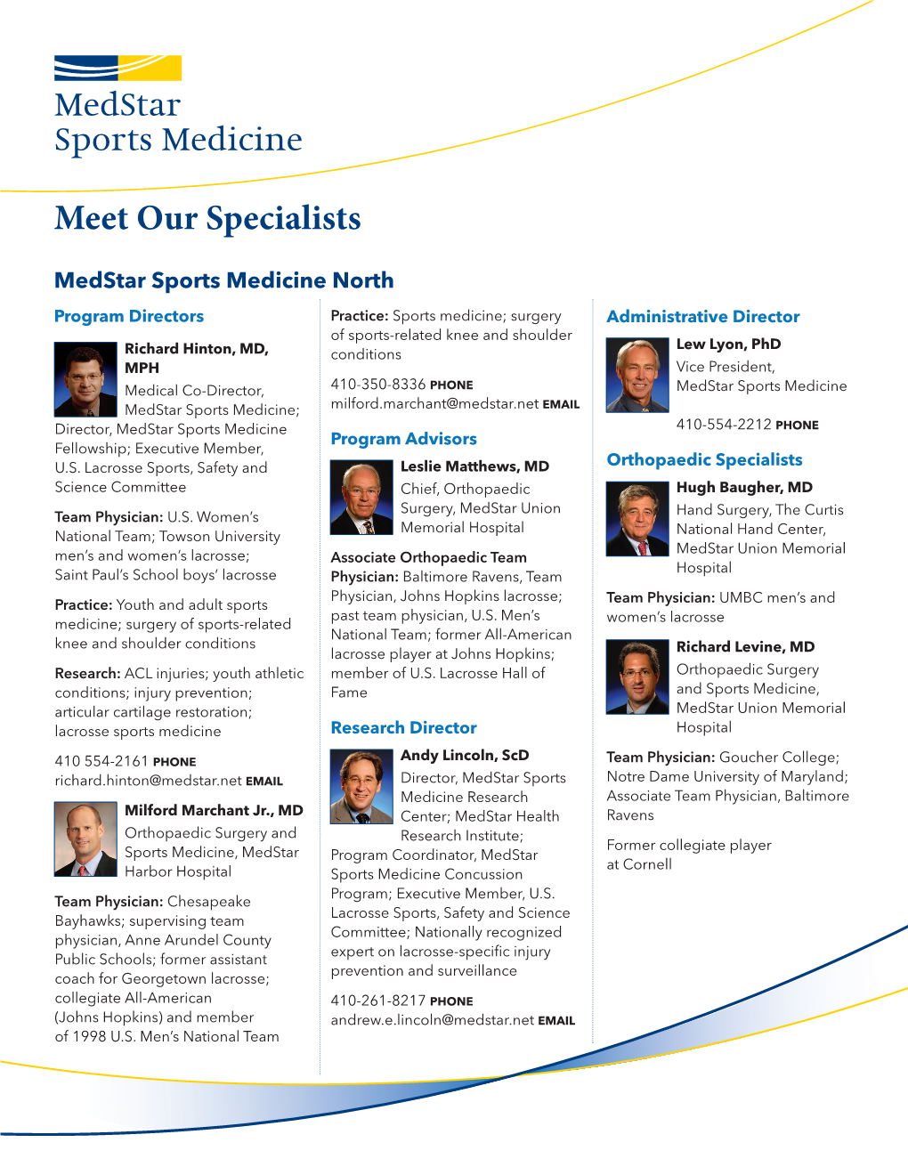 Meet Our Specialists