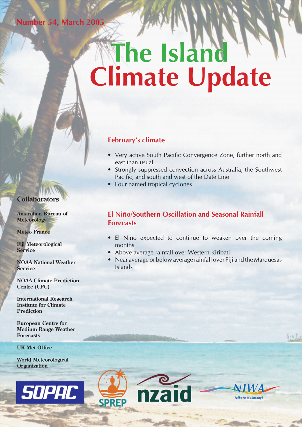 The Island Climate Update