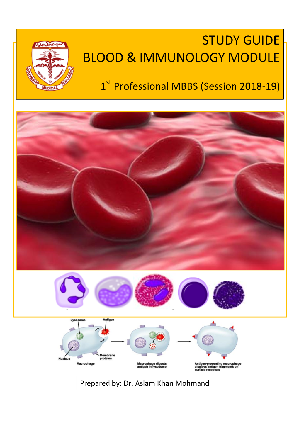 Study Guide Blood & Immunology Module