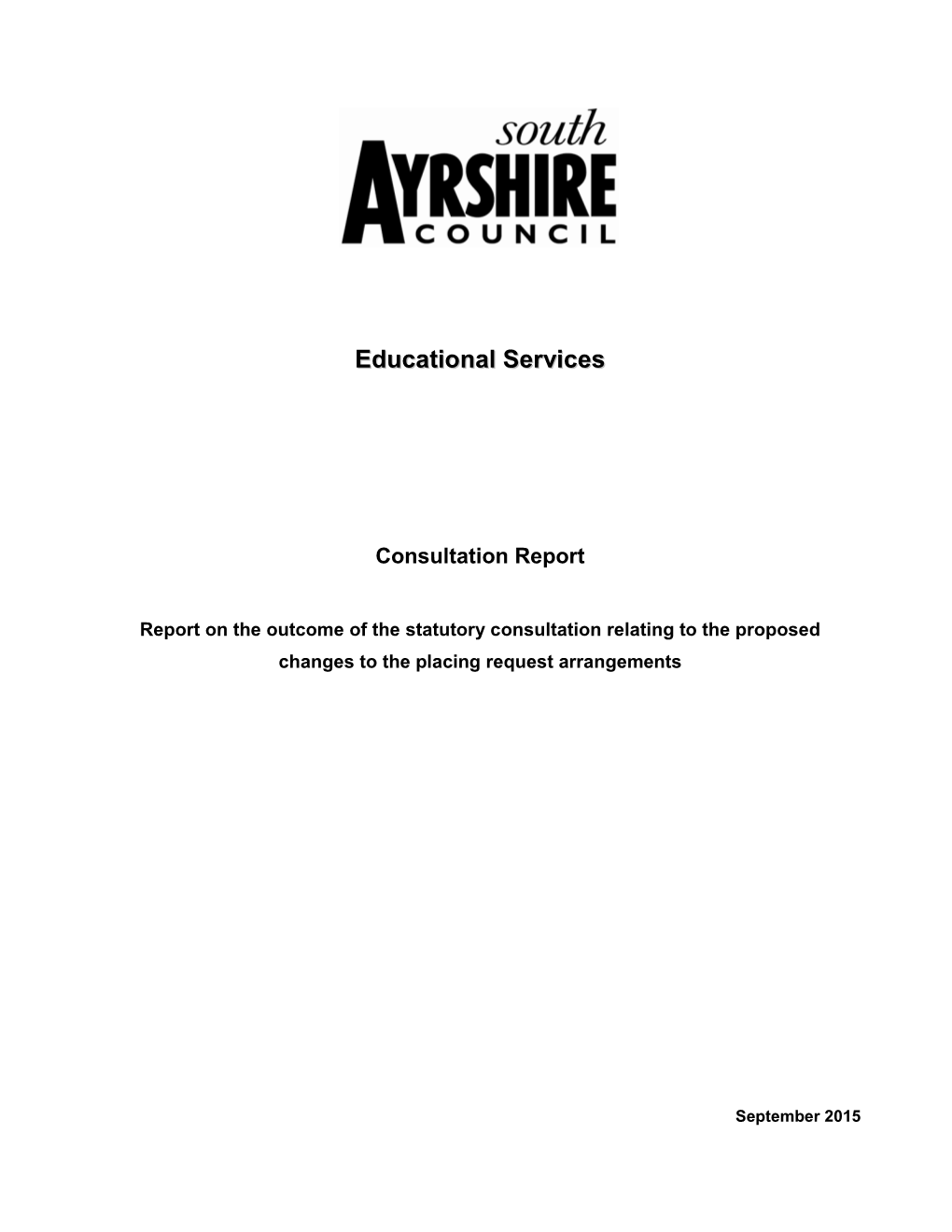 Fundamental Review of the School Estate