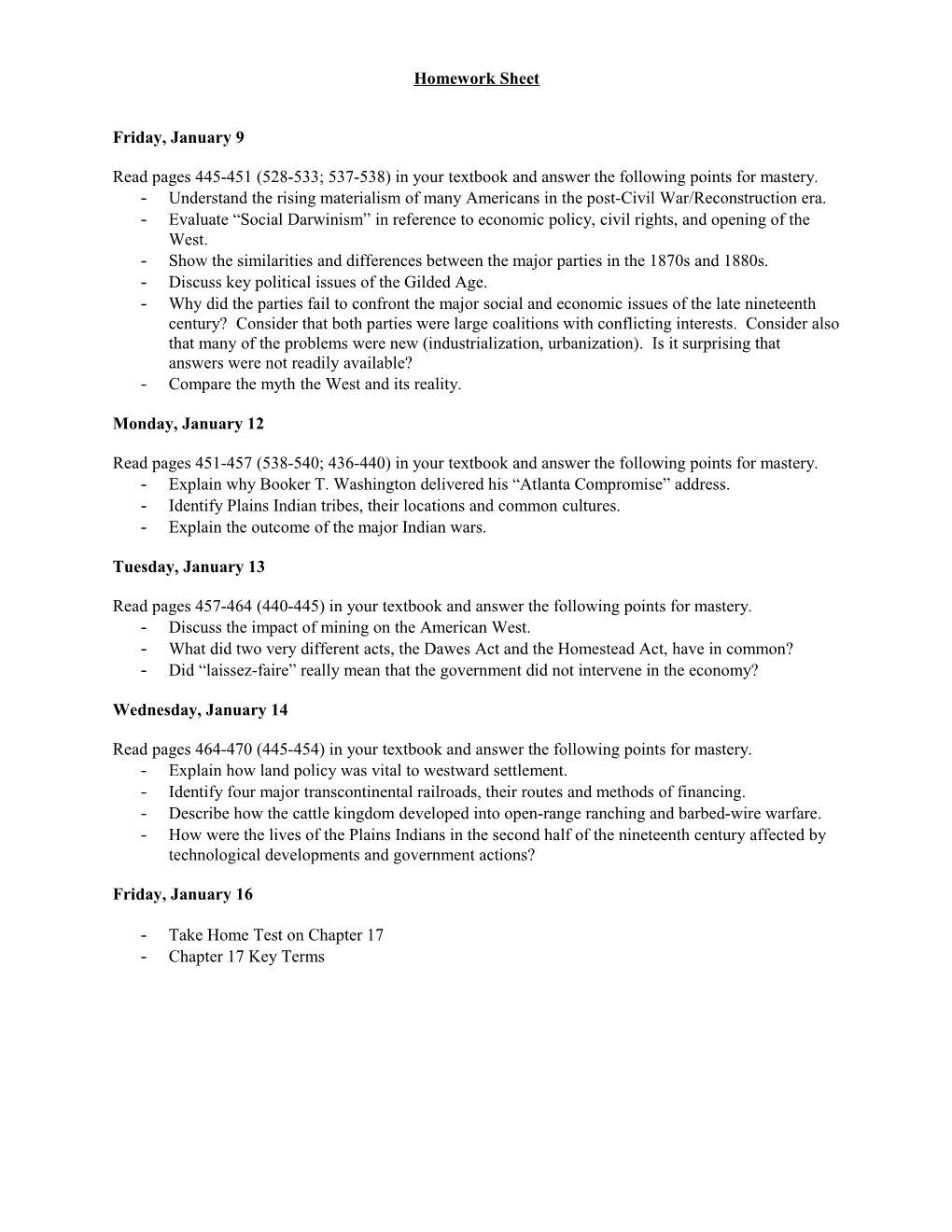 Read Pages 445-451 (528-533; 537-538) in Your Textbook and Answer the Following Points