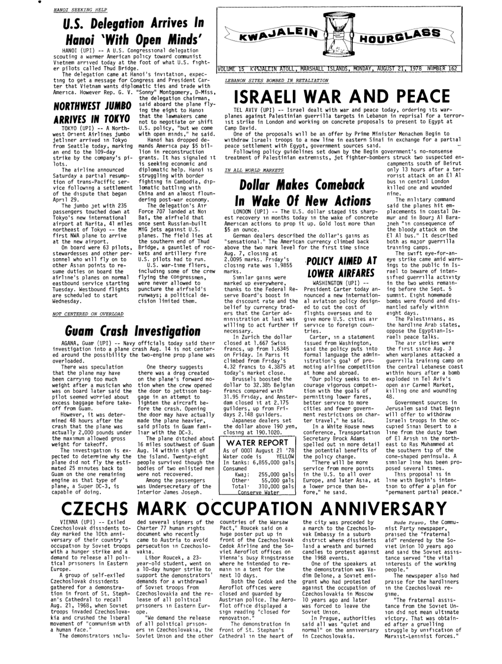 Israeli War and Peace Czechs Marki Occupation