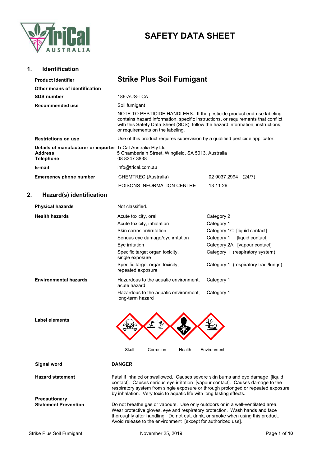 Download Safety Data Sheet