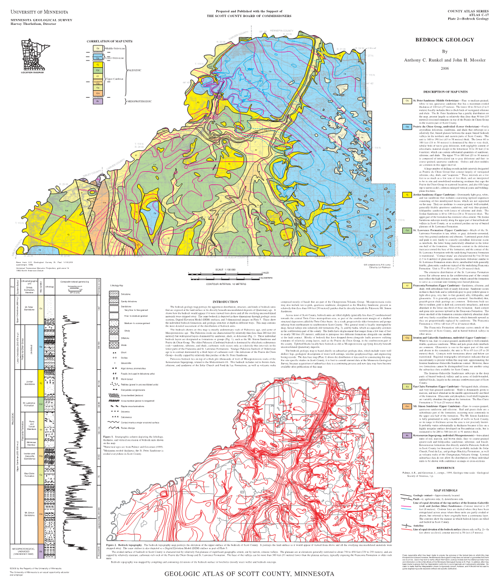 Plate 2 Bedrock Geology (PDF)