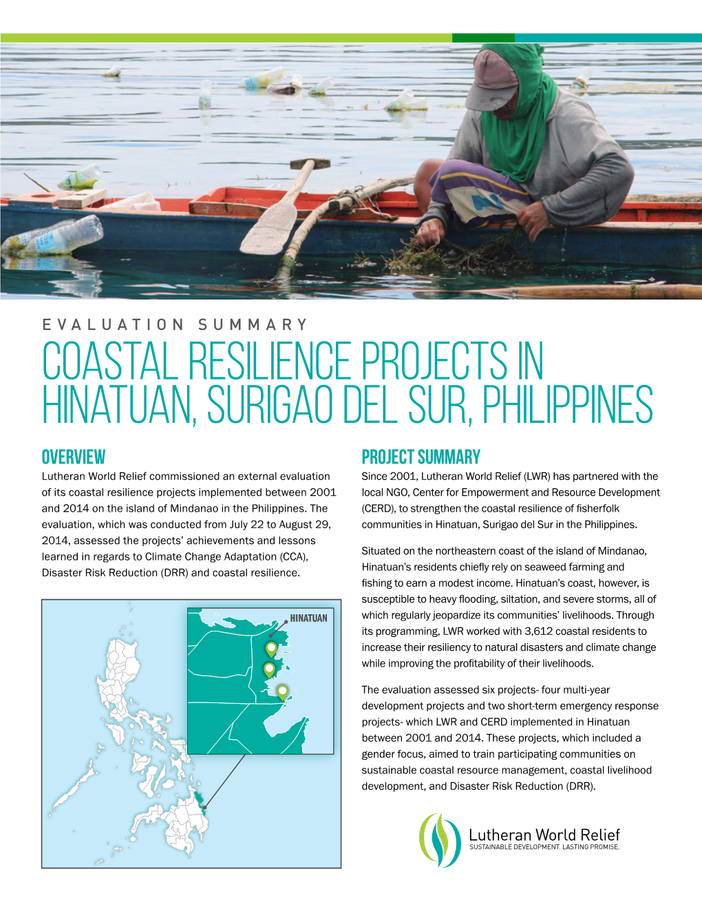 Coastal Resilience Projects in Hinatuan, Surigao Del Sur, Philippines