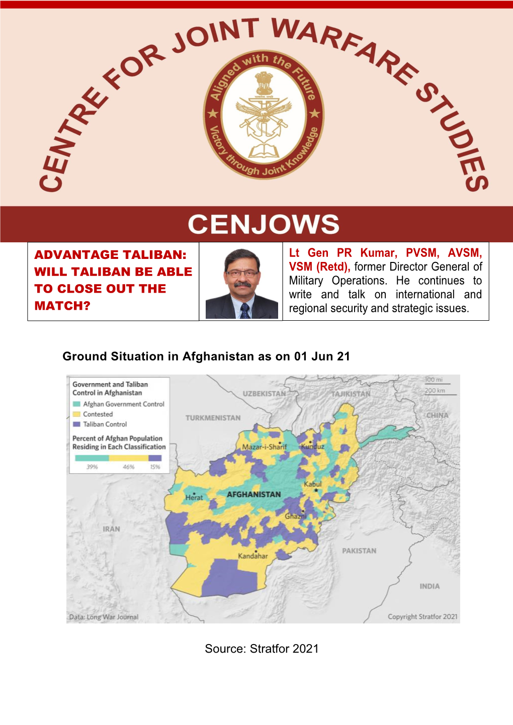 Stratfor 2021 ADVANTAGE TALIBAN