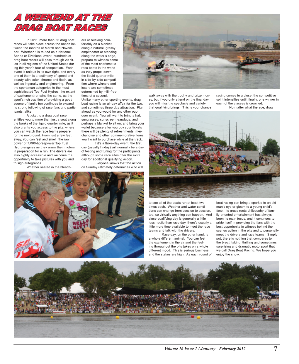 A Weekend at the Drag Boat Races